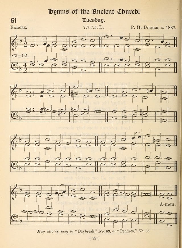 Church Hymns: with tunes (New ed.) page 92