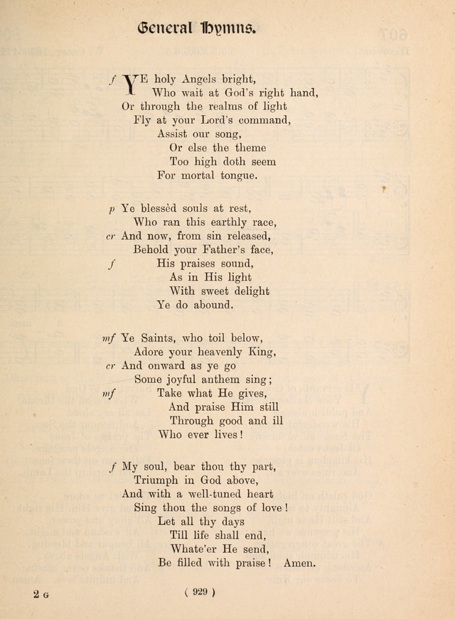 Church Hymns: with tunes (New ed.) page 929