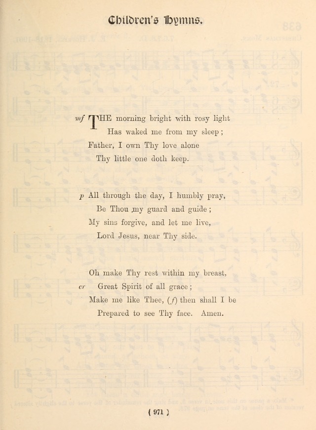 Church Hymns: with tunes (New ed.) page 971