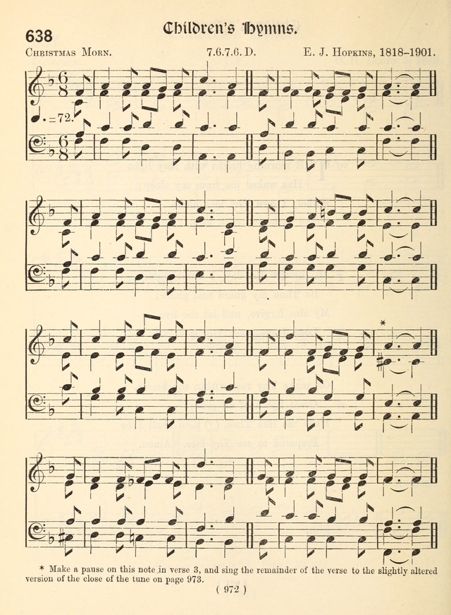 Church Hymns: with tunes (New ed.) page 972