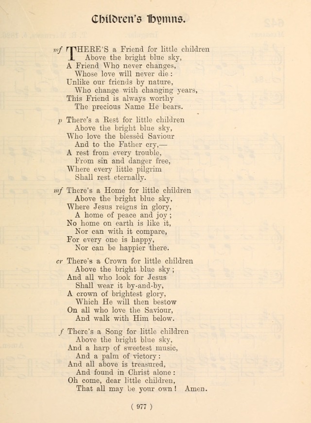 Church Hymns: with tunes (New ed.) page 977