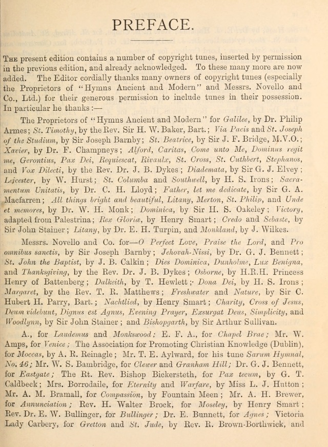 Church Hymns: with tunes (New ed.) page vii