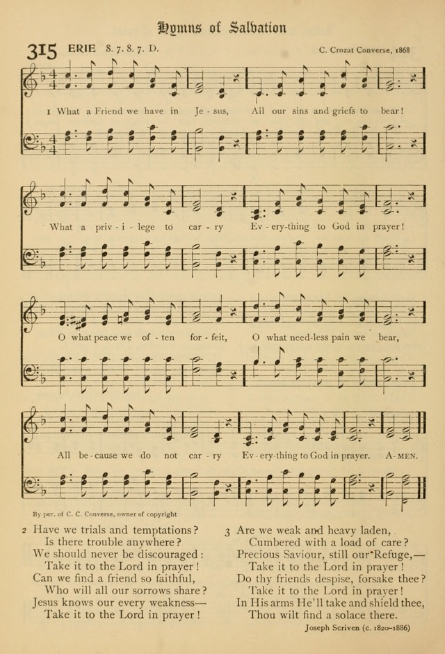 The Chapel Hymnal page 255