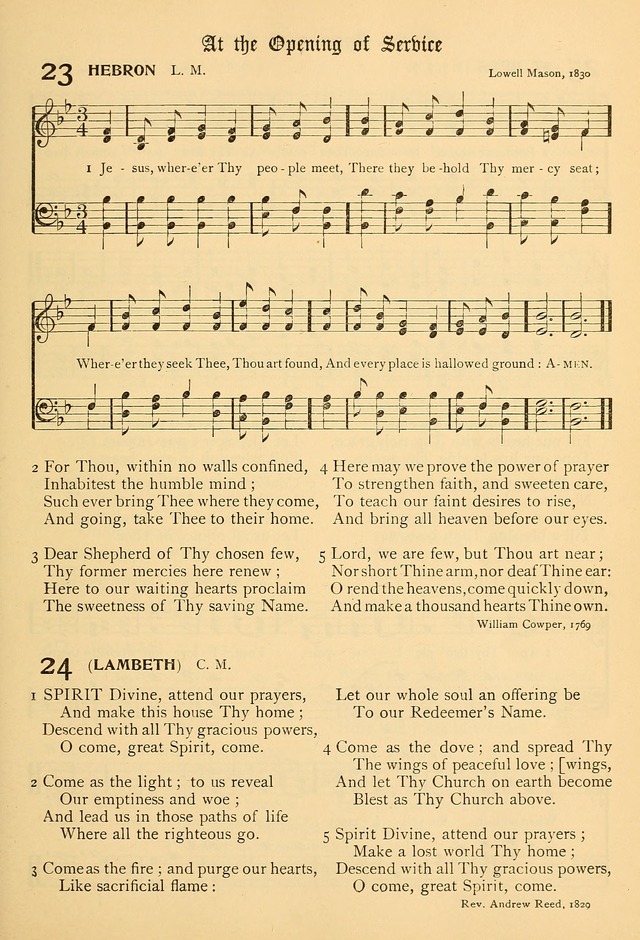 The Chapel Hymnal page 38