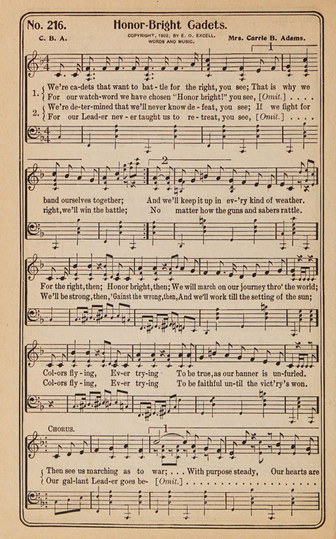 Coronation Hymns: for the Church and Sunday-school (with supplement) page 216