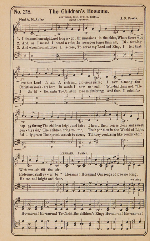 Coronation Hymns: for the Church and Sunday-school (with supplement) page 218