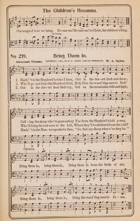 Coronation Hymns: for the Church and Sunday-school (with supplement) page 219