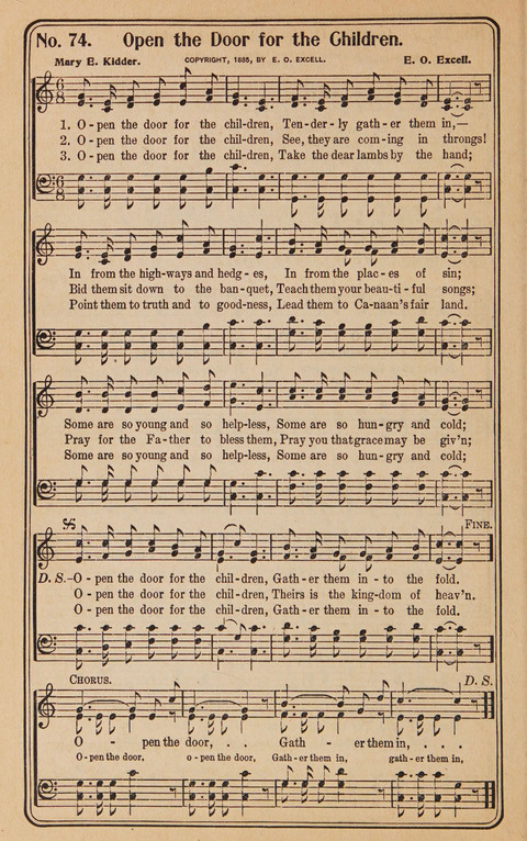 Coronation Hymns: for the Church and Sunday-school (with supplement) page 74