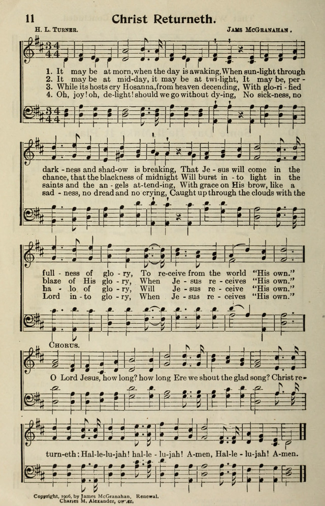 Conference Hymnal page 12