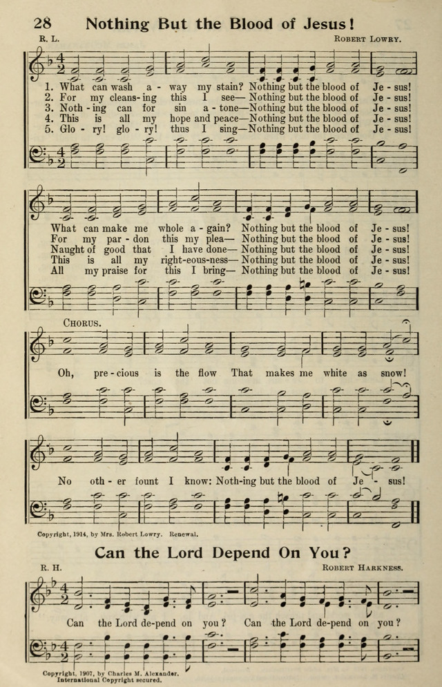 Conference Hymnal page 28