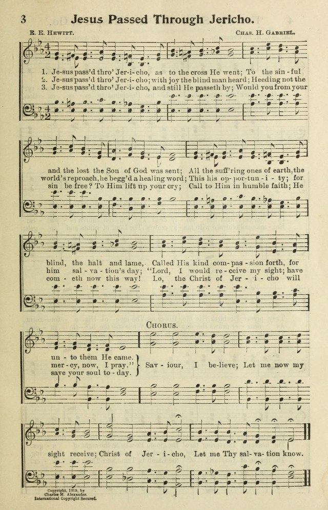 Conference Hymnal page 3