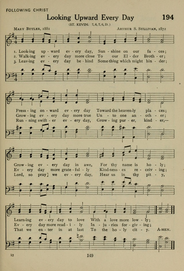 The Century Hymnal page 149