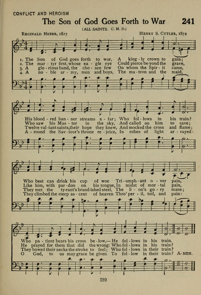 The Century Hymnal page 189