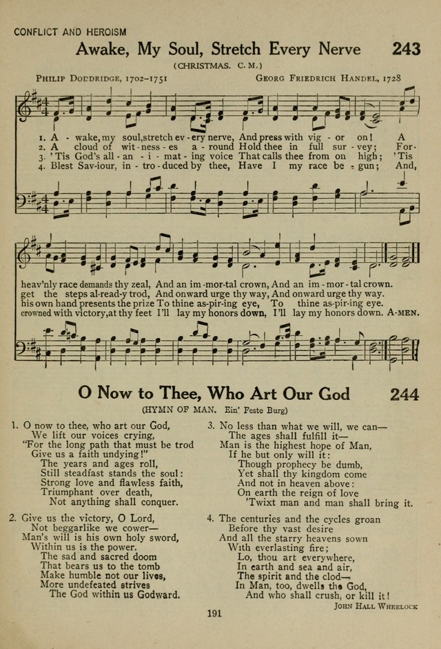 The Century Hymnal page 191