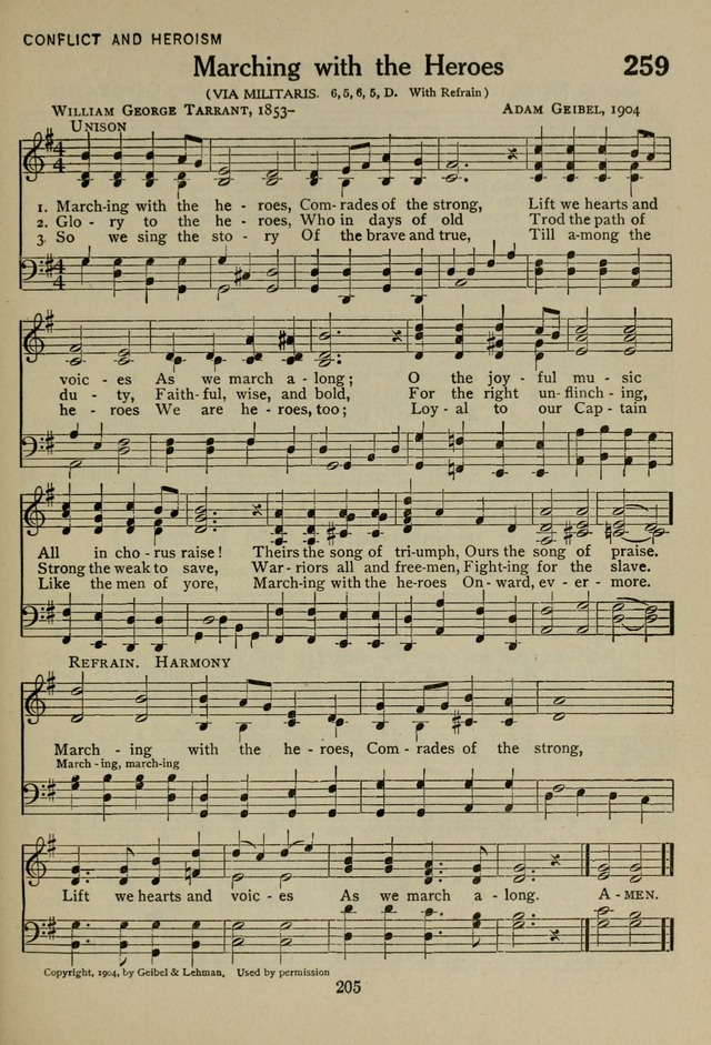 The Century Hymnal page 205