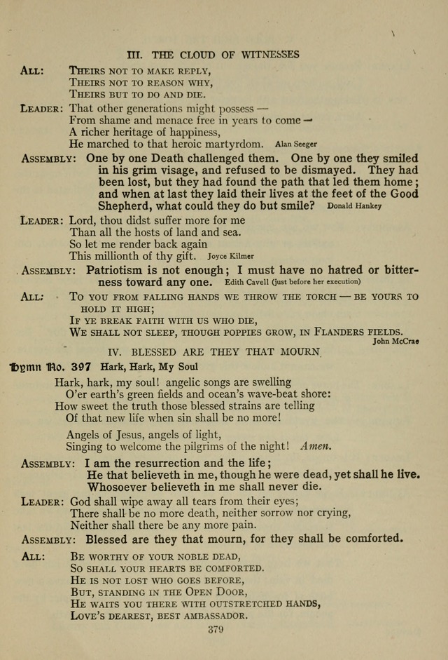 The Century Hymnal page 379