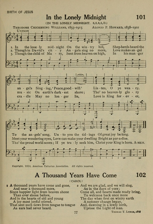 The Century Hymnal page 77