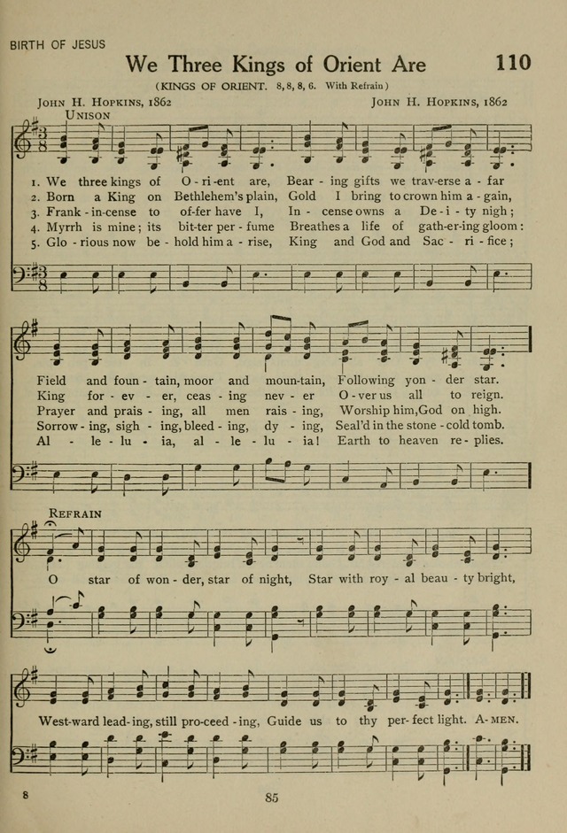 The Century Hymnal page 85