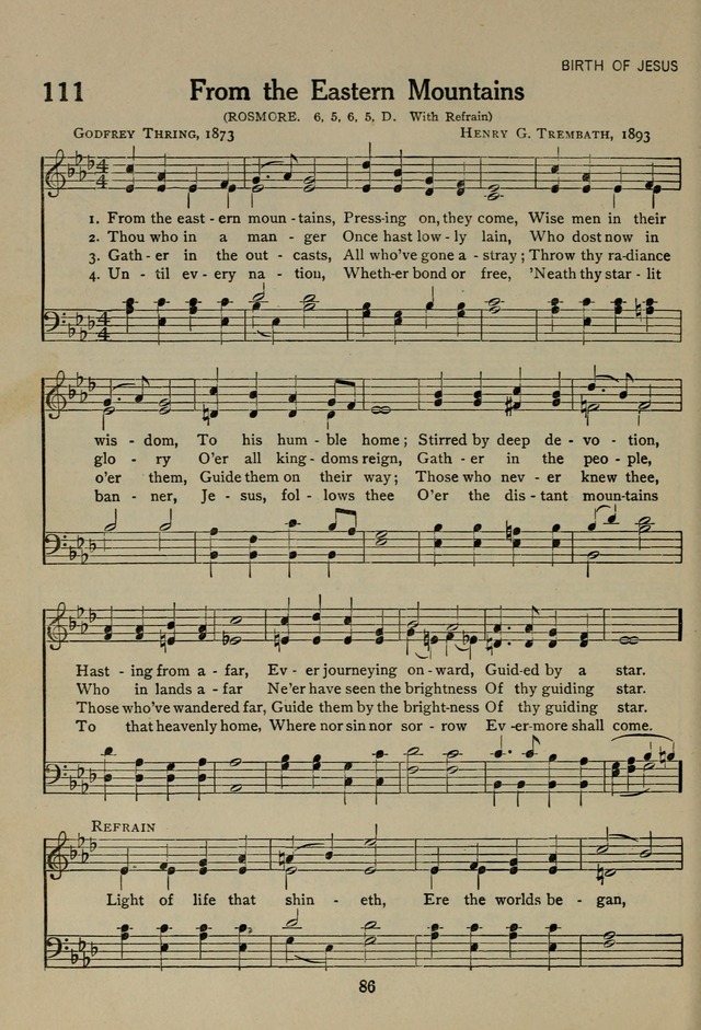 The Century Hymnal page 86