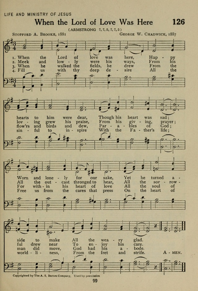 The Century Hymnal page 99