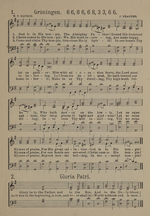 The Chapel Hymnal: Hymns and Songs (12th ed.) page 1