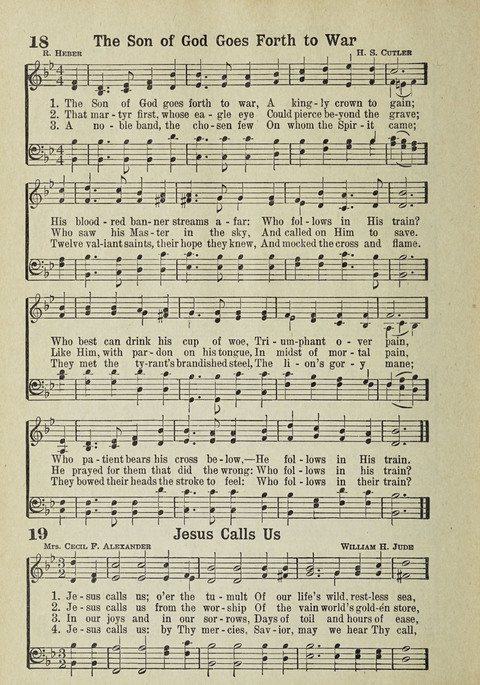 The Cokesbury Hymnal page 16