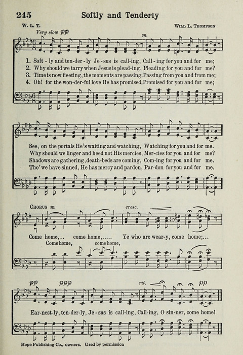 The Cokesbury Hymnal page 205