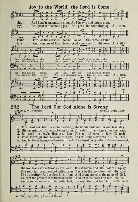 The Cokesbury Hymnal page 257