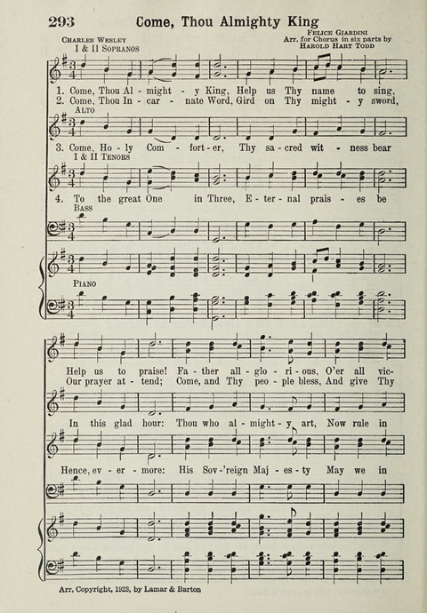 The Cokesbury Hymnal page 258