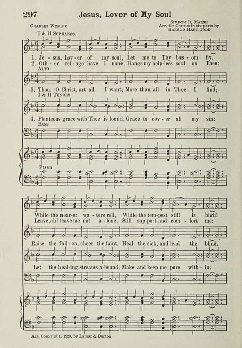 The Cokesbury Hymnal page 262