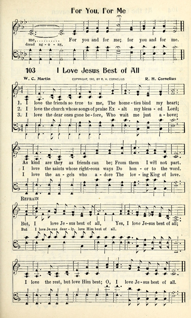 Calvary Hymns page 103