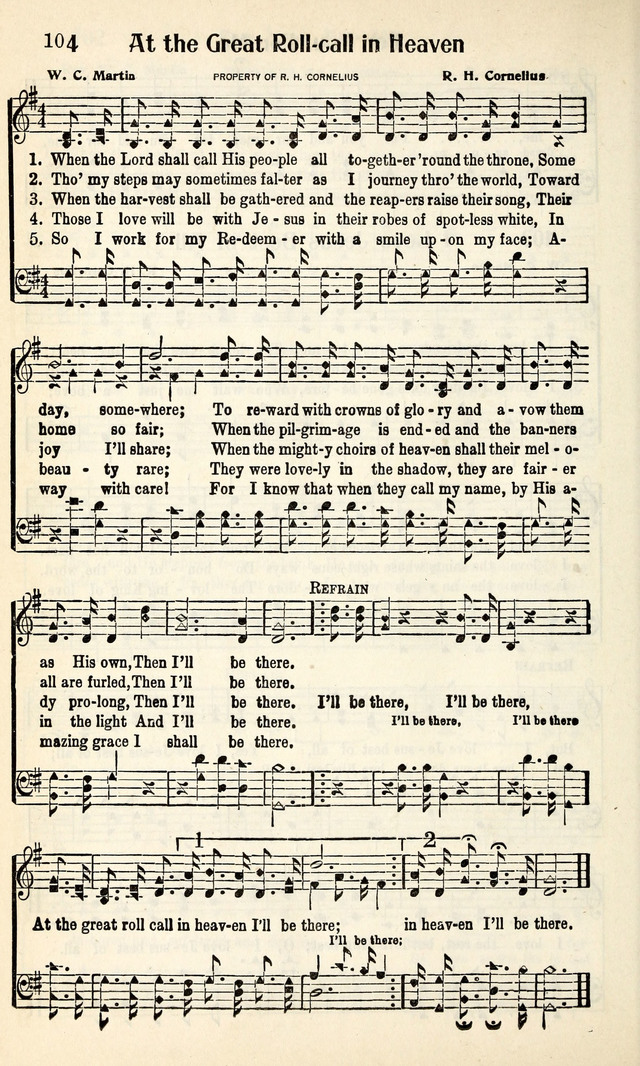 Calvary Hymns page 104