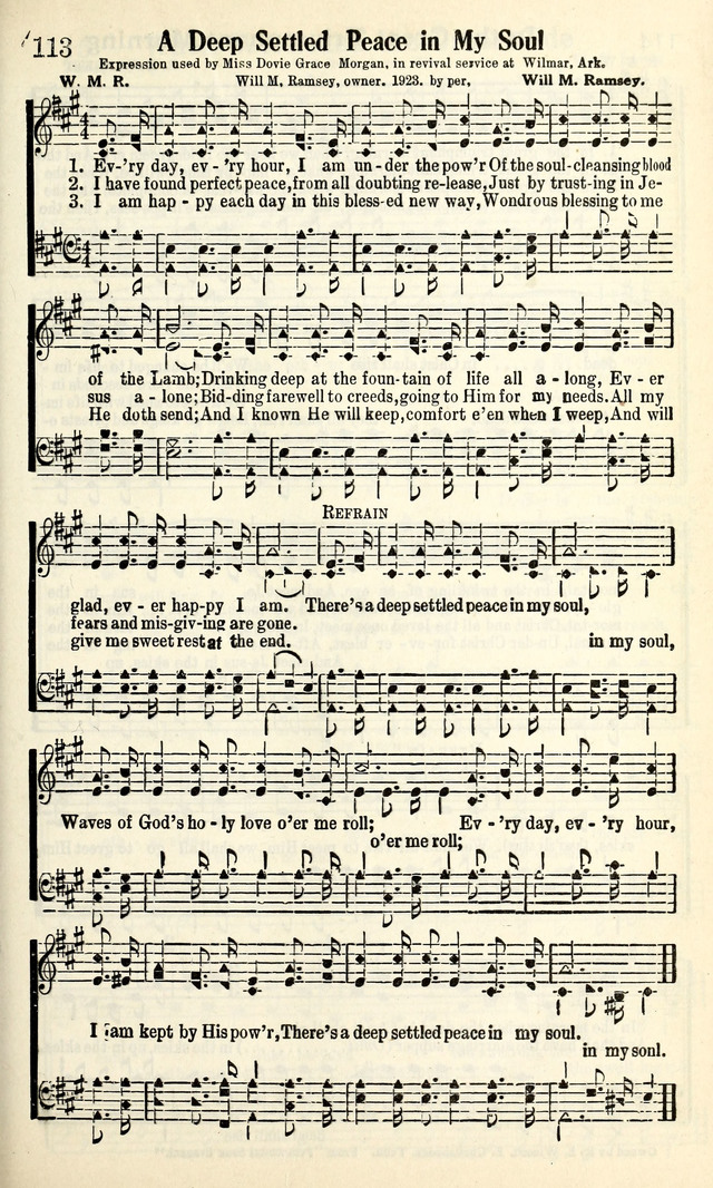 Calvary Hymns page 113