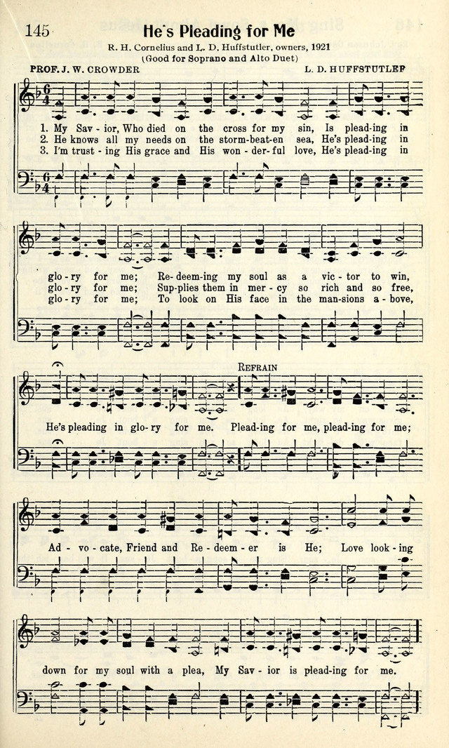 Calvary Hymns page 145