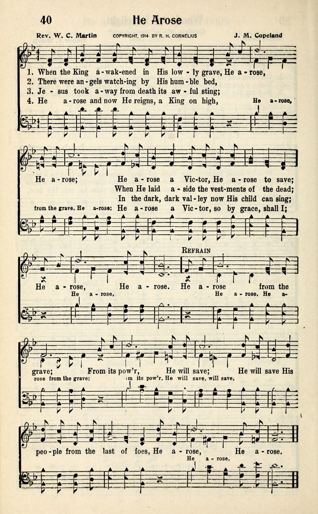 Calvary Hymns page 40