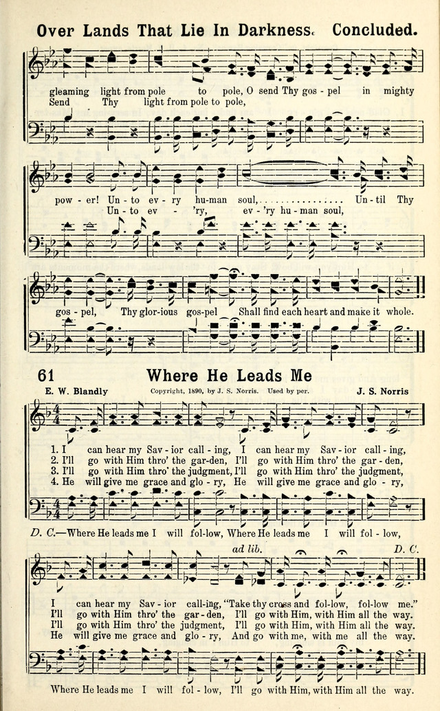 Calvary Hymns page 61