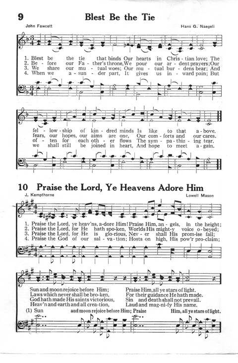 Christian Hymns: number two page 9