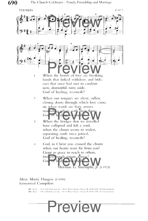 Church Hymnary (4th ed.) page 1275