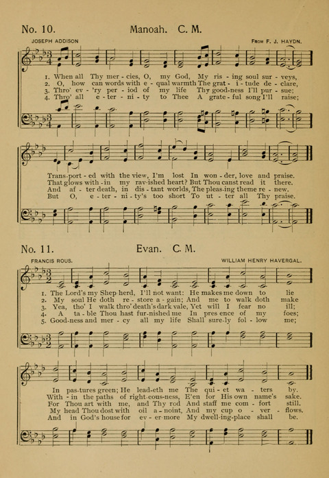 The Chapel Hymnal: hymns and songs (Fifth ed.) page 6