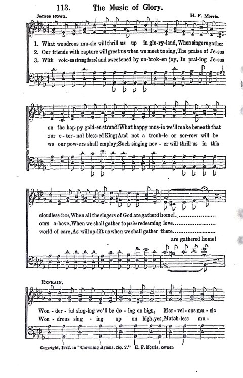 Crowning Hymns No. 8: for conventions, singing societies, etc. page 136