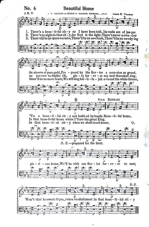 Crowning Hymns No. 8: for conventions, singing societies, etc. page 6