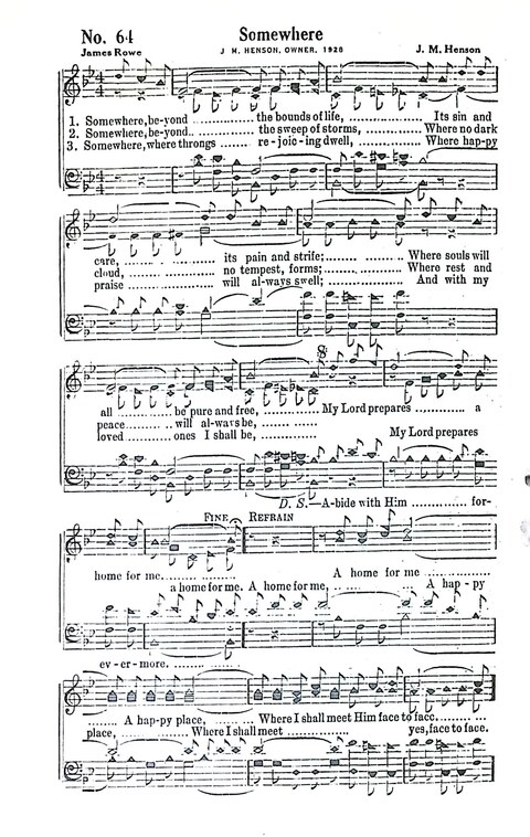 Crowning Hymns No. 8: for conventions, singing societies, etc. page 64