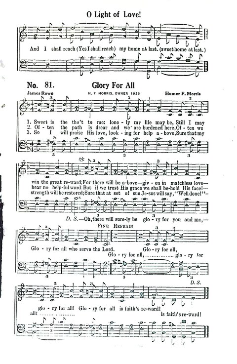 Crowning Hymns No. 8: for conventions, singing societies, etc. page 81