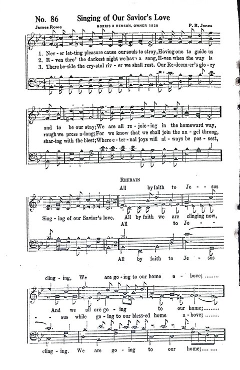 Crowning Hymns No. 8: for conventions, singing societies, etc. page 86