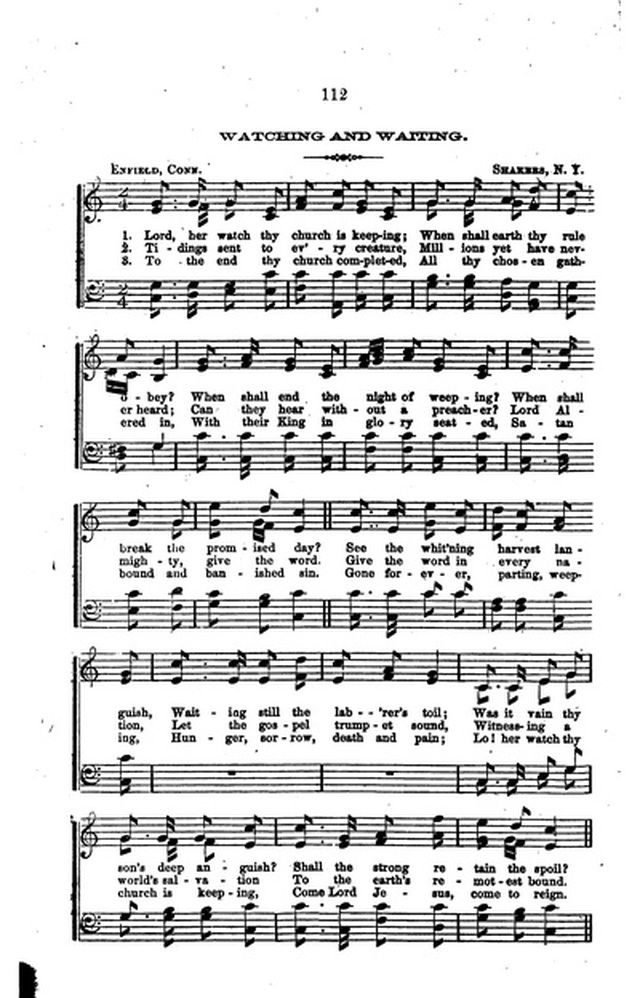 A Collection of Hymns and Anthems: Adapted to Public Worship page 112