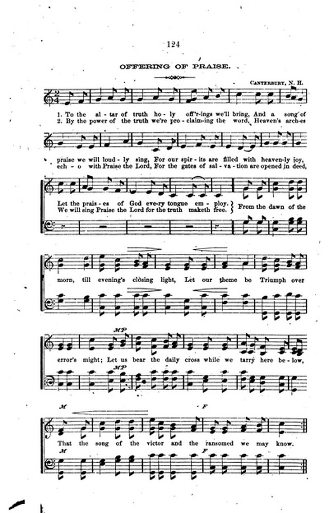 A Collection of Hymns and Anthems: Adapted to Public Worship page 124