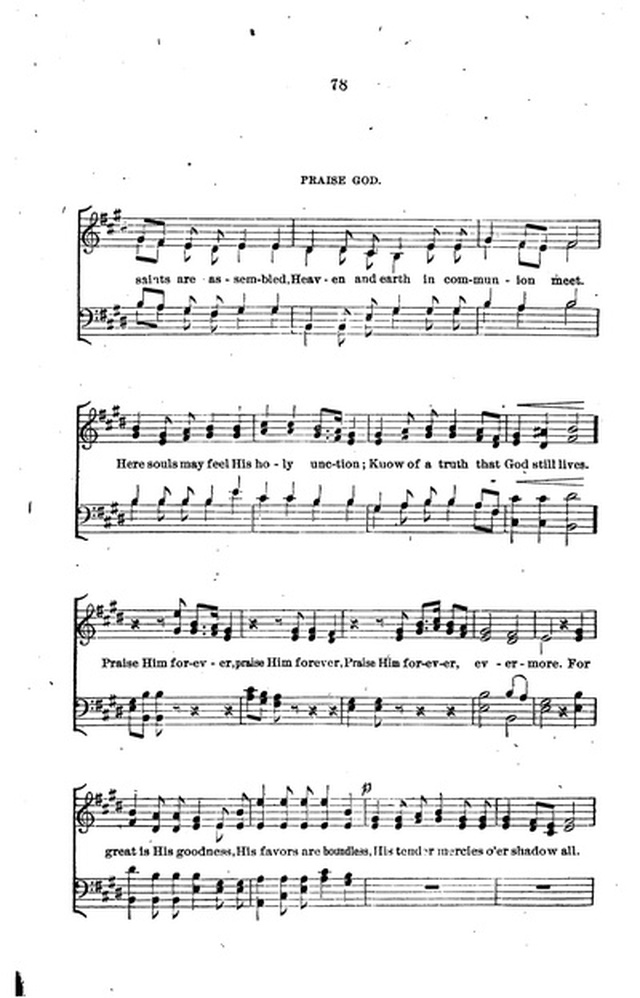 A Collection of Hymns and Anthems: Adapted to Public Worship page 78