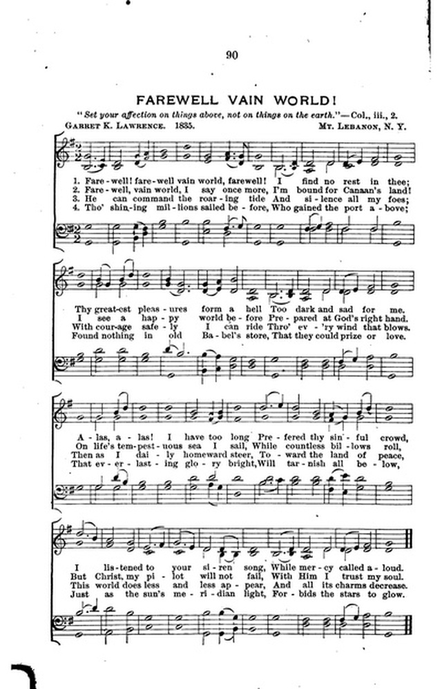 A Collection of Hymns and Anthems: Adapted to Public Worship page 90