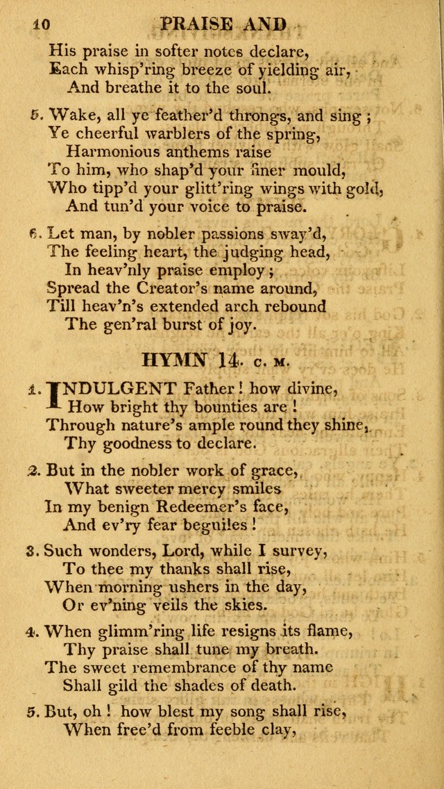 A Collection of Hymns and A Liturgy: for the use of Evangelical Lutheran Churches; to which are added prayers for families and individuals page 10