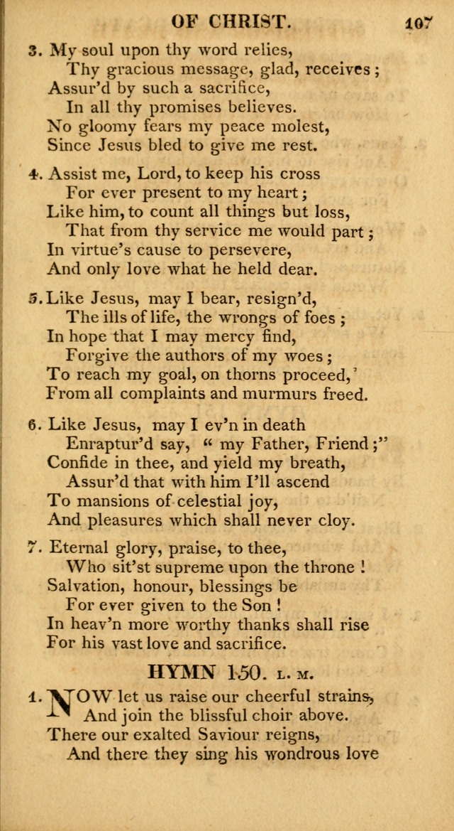 A Collection of Hymns and A Liturgy: for the use of Evangelical Lutheran Churches; to which are added prayers for families and individuals page 107